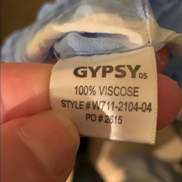 Gypsy tie dye maxi dress size S - Picture 7 of 7